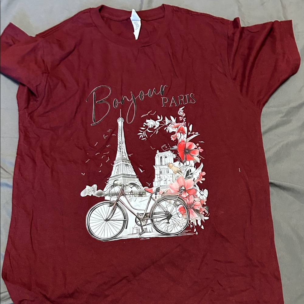 Bonjour Paris Short Sleeve Tee